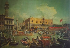 海との関わりのためにブセンタウレを出発 作： Giovanni Antonio Canal